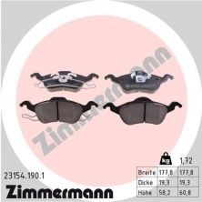 Zimmermann 23154.190.1 - Brzdové platničky -