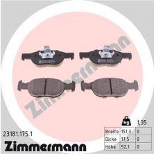 Zimmermann 23181.175.1 - Brzdové platničky -
