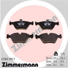 Zimmermann 23183.195.1 - Brzdové platničky -