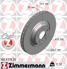 Zimmermann 100.3319.20 - Brzdový kotúč -