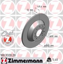 Zimmermann 100.3320.20 - Brzdový kotúč -