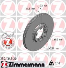 Zimmermann 250.1349.20 - Brzdový kotúč -