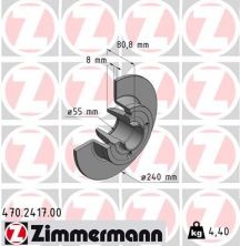 Zimmermann 470.2417.00 - Brzdový kotúč -