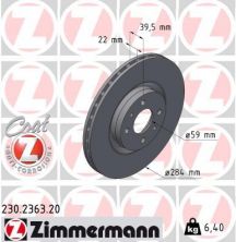 Zimmermann 230.2363.20 - Brzdový kotúč -