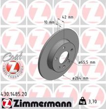 Zimmermann 430.1485.20 - Brzdový kotúč -