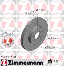 Zimmermann 250.1352.20 - Brzdový kotúč -