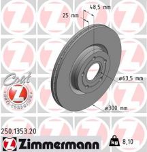 Zimmermann 250.1353.20 - Brzdový kotúč -