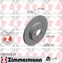 Zimmermann 430.2622.20 - Brzdový kotúč -