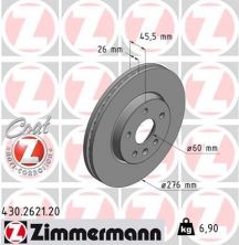 Zimmermann 430.2621.20 - Brzdový kotúč -