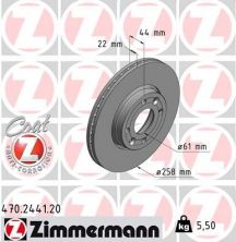 Zimmermann 470.2441.20 - Brzdový kotúč -