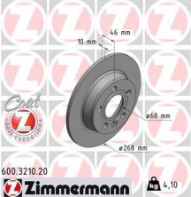 Zimmermann 600.3210.20 - Brzdový kotúč -