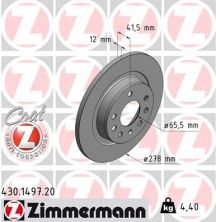 Zimmermann 430.1497.20 - Brzdový kotúč -