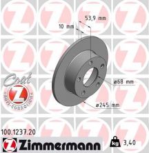 Zimmermann 100.1237.20 - Brzdový kotúč -
