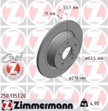 Zimmermann 250.1351.20 - Brzdový kotúč -