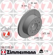 Zimmermann 230.2375.20 - Brzdový kotúč -