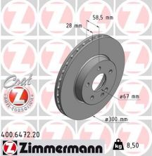 Zimmermann 400.6472.20 - Brzdový kotúč -