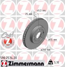 Zimmermann 590.2574.20 - Brzdový kotúč -