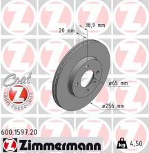 Zimmermann 600.1597.20 - Brzdový kotúč -