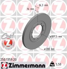 Zimmermann 250.1359.20 - Brzdový kotúč -