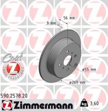 Zimmermann 590.2578.20 - Brzdový kotúč -