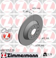 Zimmermann 600.3252.20 - Brzdový kotúč -