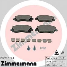 Zimmermann 23225.170.1 - Brzdové platničky -