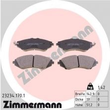 Zimmermann 23234.170.1 - Brzdové platničky -
