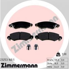 Zimmermann 23253.160.1 - Brzdové platničky -
