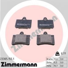 Zimmermann 23305.155.1 - Brzdové platničky -