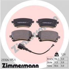 Zimmermann 23326.175.1 - Brzdové platničky -