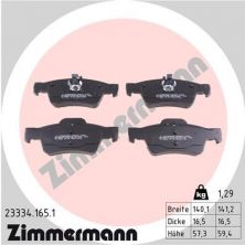 Zimmermann 23334.165.1 - Brzdové platničky -