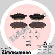 Zimmermann 23407.190.1 - Brzdové platničky -