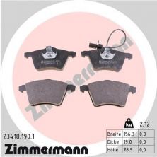 Zimmermann 23418.190.1 - Brzdové platničky -
