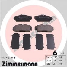 Zimmermann 23463.170.1 - Brzdové platničky -