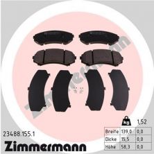 Zimmermann 23488.155.1 - Brzdové platničky -