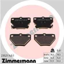 Zimmermann 23521.140.1 - Brzdové platničky -