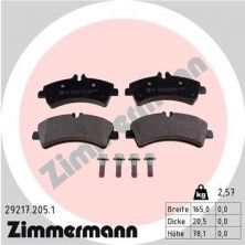 Zimmermann 29217.205.1 - Brzdové platničky -