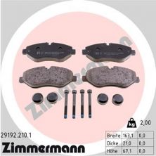 Zimmermann 29192.210.1 - Brzdové platničky -