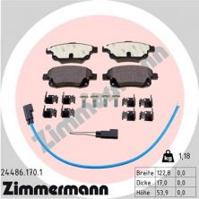 Zimmermann 24486.170.1 - Brzdové platničky -