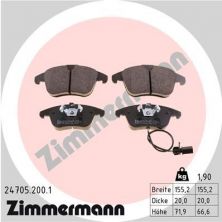 Zimmermann 24705.200.1 - Brzdové platničky -