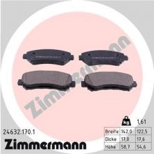Zimmermann 24632.170.1 - Brzdové platničky -