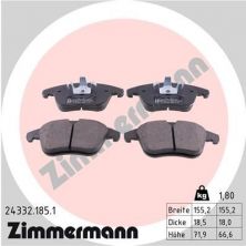 Zimmermann 24332.185.1 - Brzdové platničky -