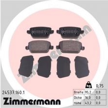 Zimmermann 24537.160.1 - Brzdové platničky -