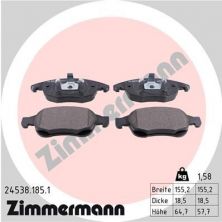 Zimmermann 24538.185.1 - Brzdové platničky -