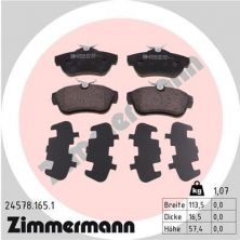 Zimmermann 24578.165.1 - Brzdové platničky -