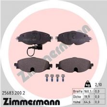 Zimmermann 25683.200.2 - Brzdové platničky -