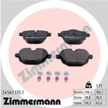 Zimmermann 24561.175.1 - Brzdové platničky -
