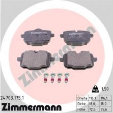 Zimmermann 24703.175.1 - Brzdové platničky -