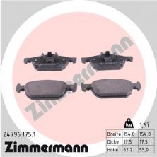 Zimmermann 24796.175.1 - Brzdové platničky -