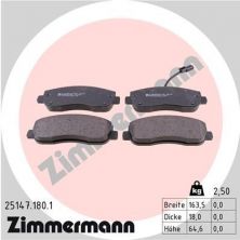 Zimmermann 25147.180.1 - Brzdové platničky -